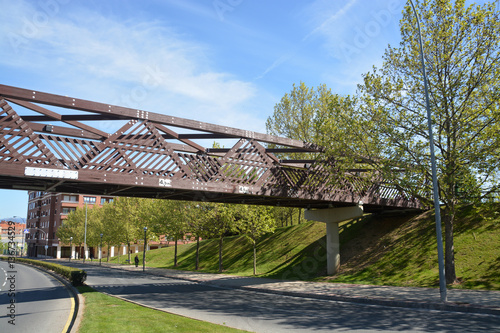 pasarela de madera