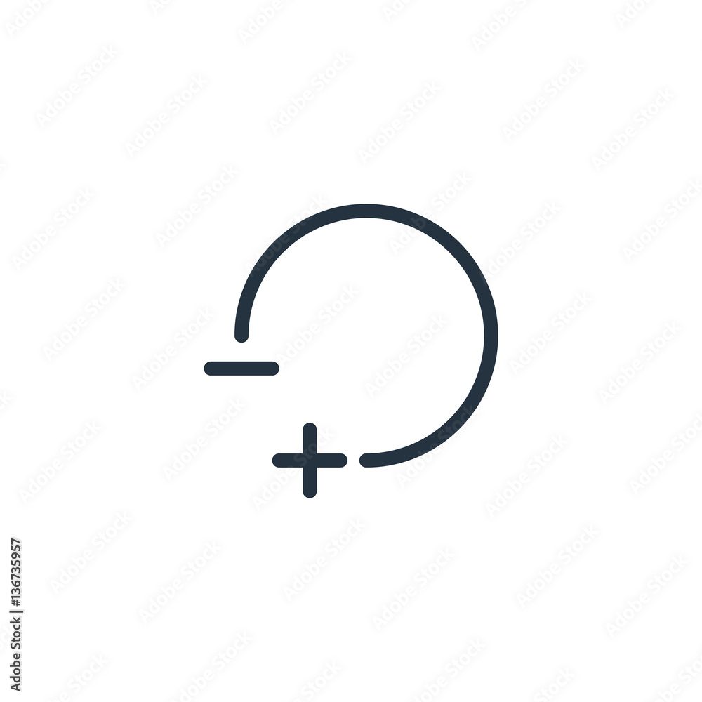 volume thin line icon set on white background, audio, music, flat, minimalistic volume thin line icon set on white background, audio, music, flat, minimalistic