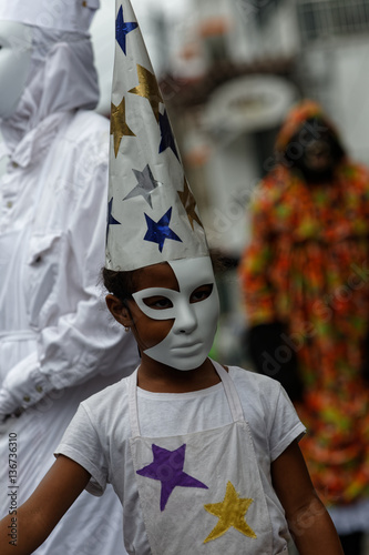 Princesse aux étoiles au carnaval de Cayenne en Guyane française