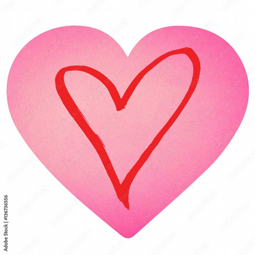 Heart on Valentine's Day