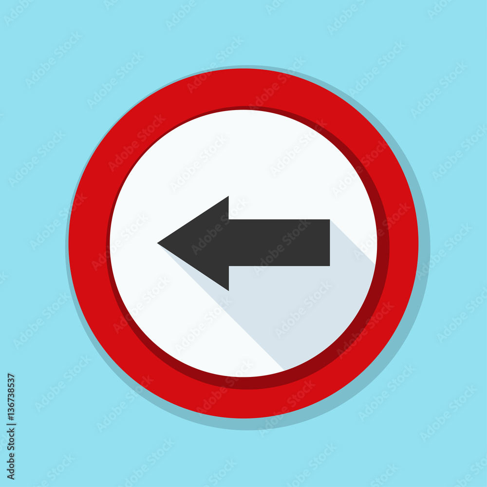 Left Arrow Sign illustration Left Arrow Sign illustration
