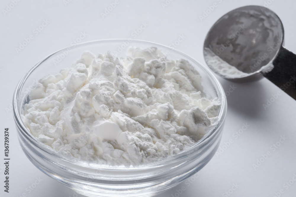 Cornstarch in an Ingredient Bowl Stock Photo | Adobe Stock