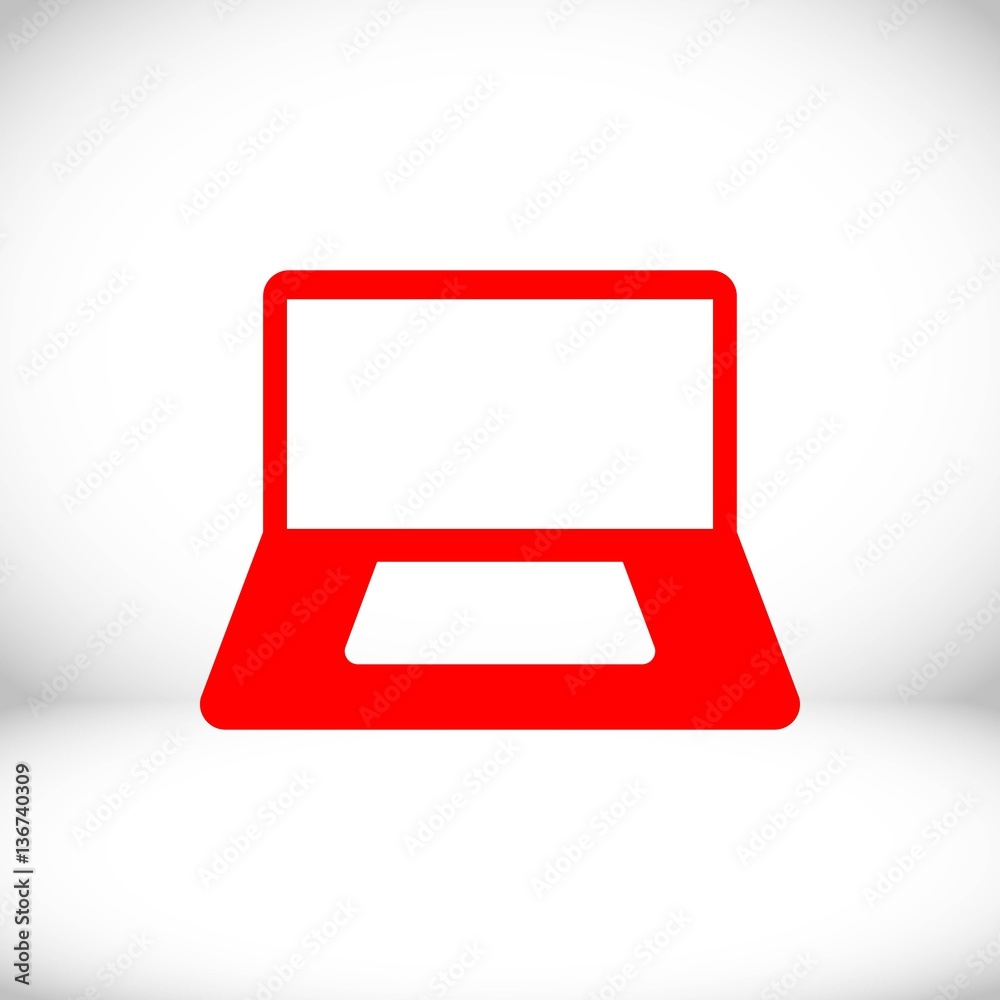 laptop icon stock vector illustration flat design laptop icon stock vector illustration flat design