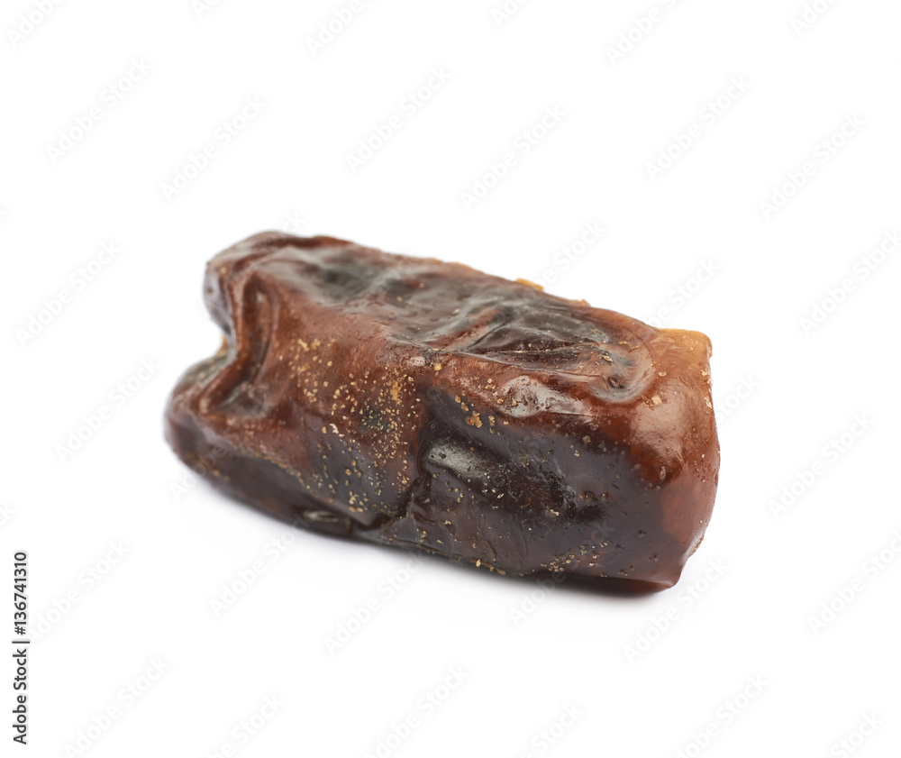 Dried date fruit isolated Dried date fruit isolated