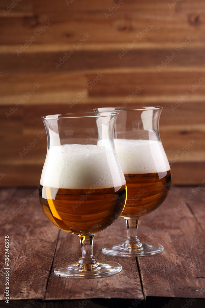 Still Life with a draft beer by the glass. Still Life with a draft beer by the glass.