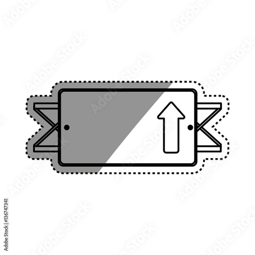 Road sign directions icon vector illustration graphic design © djvstock