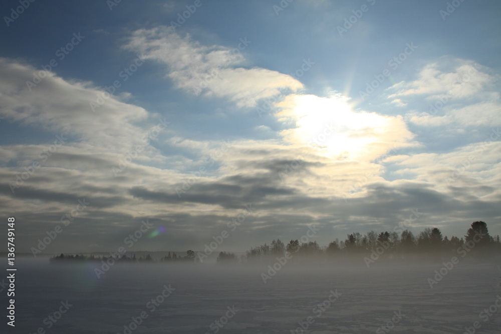 Winterlandschaft, Skandinavien, Norwegen, Schweden, Finnland, Island Winterlandschaft, Skandinavien, Norwegen, Schweden, Finnland, Island