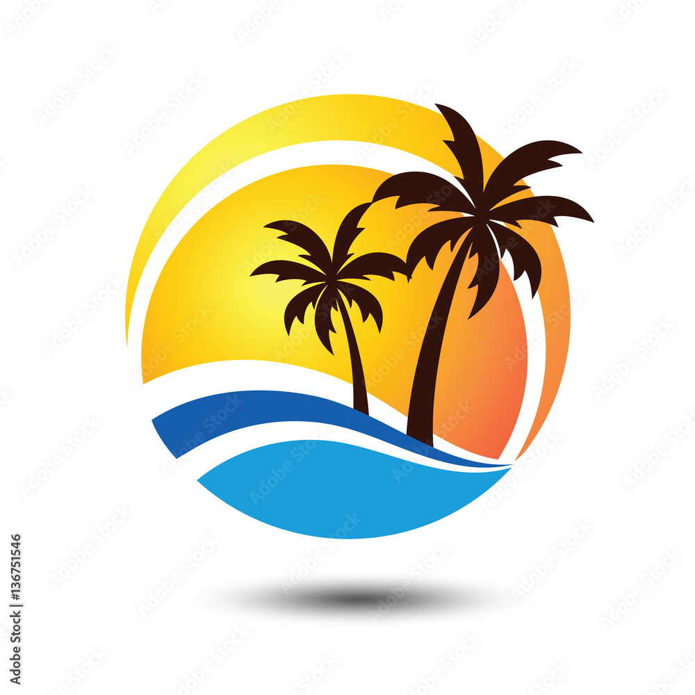 Summer logo vector