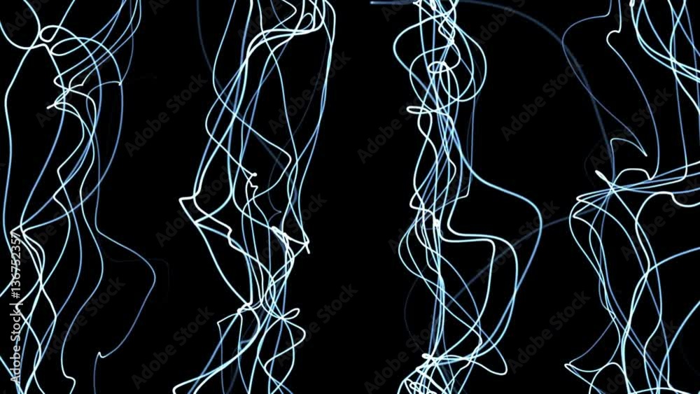 Abstract Soft Flowing Lines Background Loopable