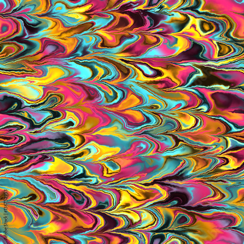 Continuous marbling paper pattern 
