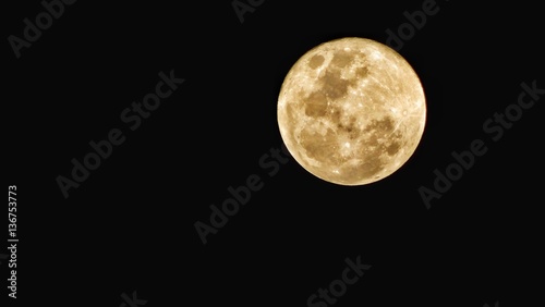 Full lunar moon at 12/2/2017 Thailand  photo