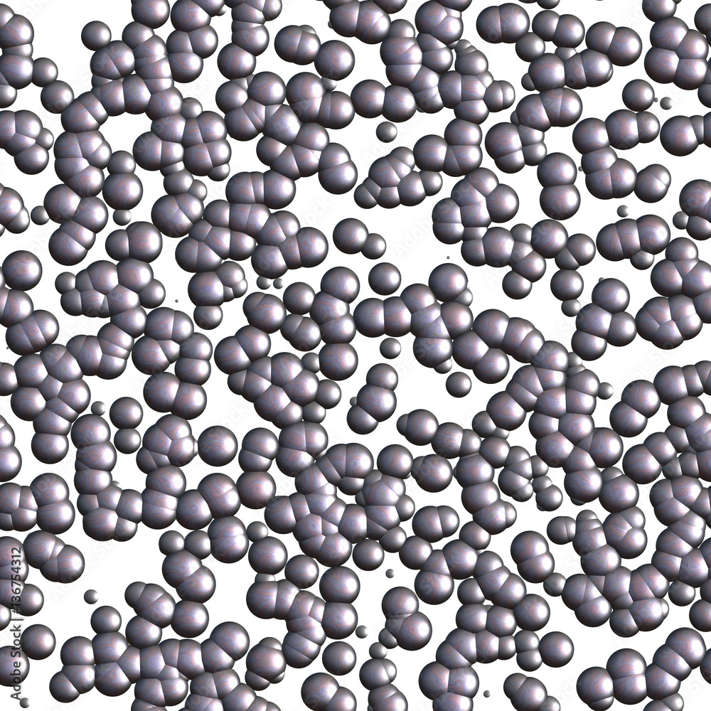 Continuous molecular pattern  