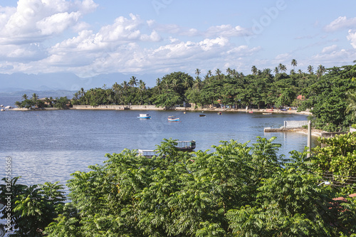 Brazil, State of Rio de Janeiro, Paqueta Island, View of the bay from Casa das Artes