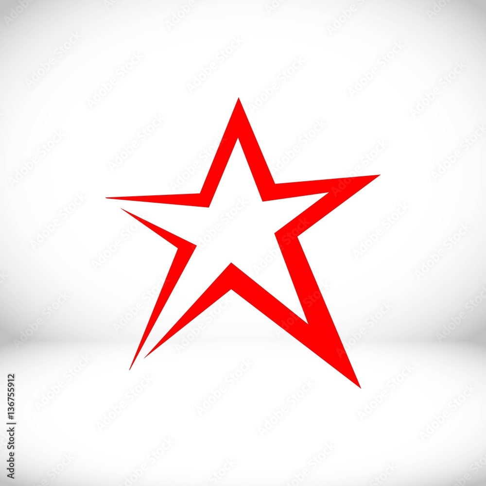 star icon stock vector illustration flat design star icon stock vector illustration flat design