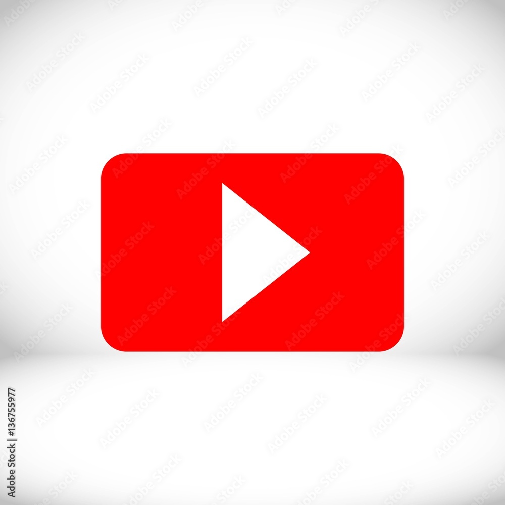 video icon stock vector illustration flat design video icon stock vector illustration flat design