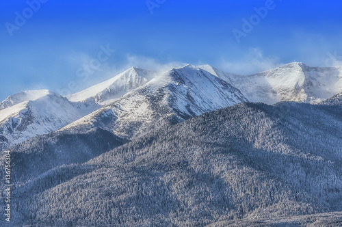 Landscape beautiful mountains