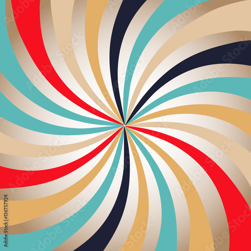Retro Backgrounds with strips - vector illustration