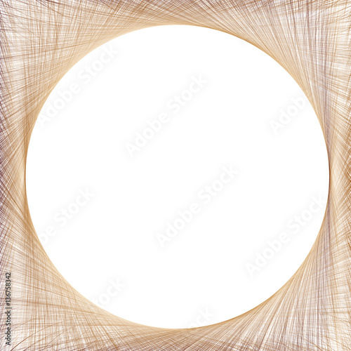  Round Network Frame   - vector illutration 