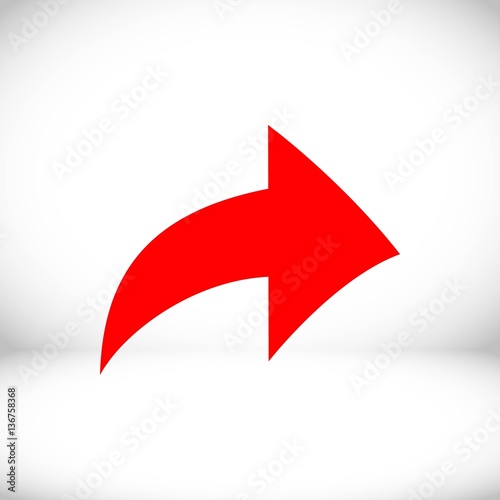 Free Download arrow icon stock vector illustration flat design - GFXLoad
