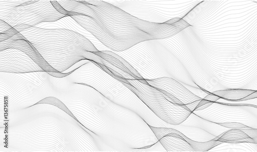 Fotografia Abstract waves - - vector illustration