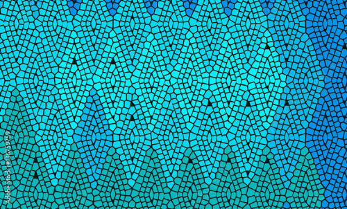 Wide mosaic background - vector illustration 
