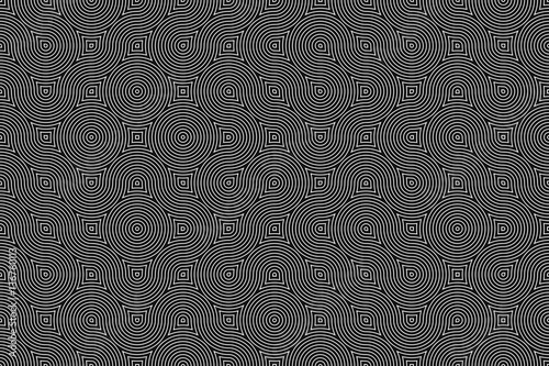 Continuous   wide retro background - vector illustration 
