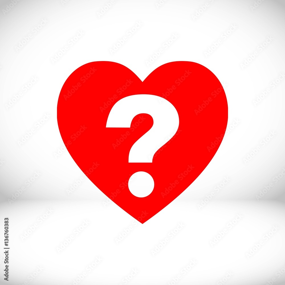 heart icon stock vector illustration flat design heart icon stock vector illustration flat design