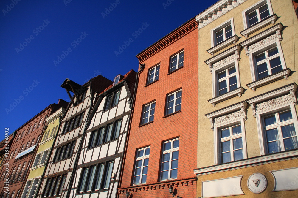 façades colorées à Gdansk