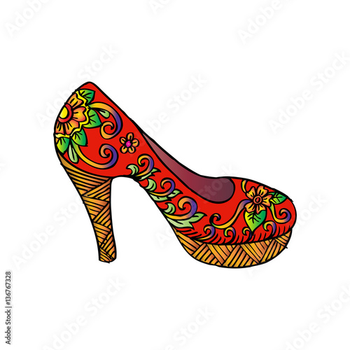 Women's Shoes With Decorative Ornament 