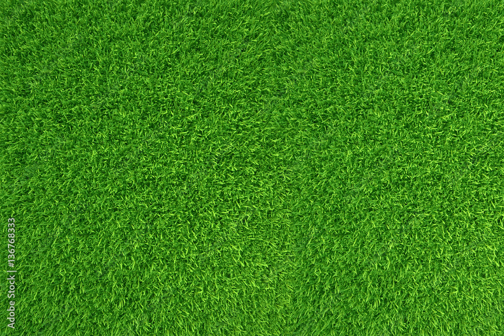 Green grass. natural background texture. high resolution. 3d rendering - obrazy, fototapety, plakaty 