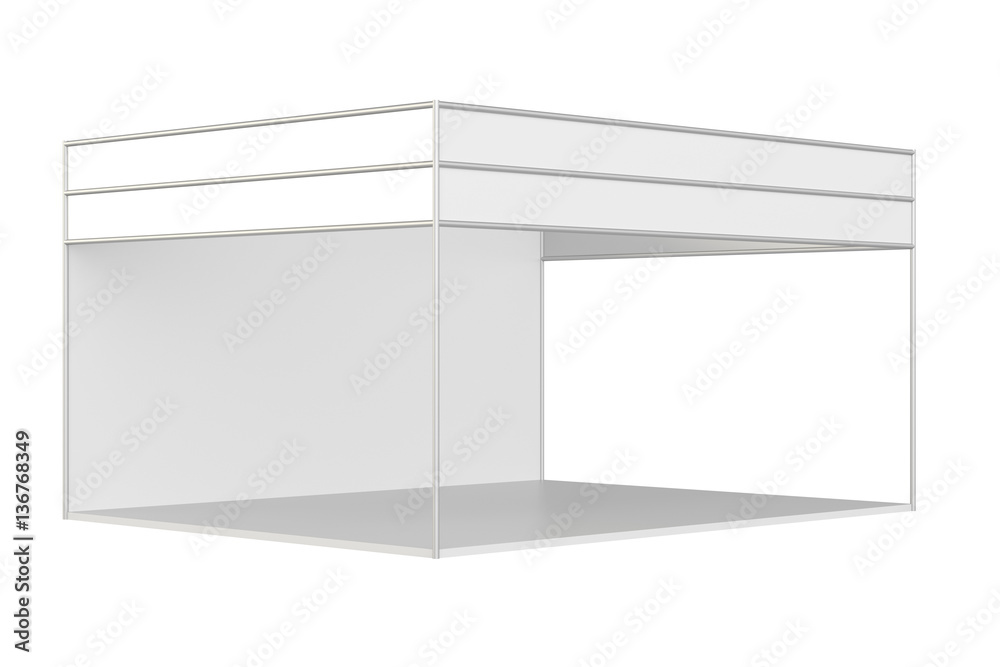 Template for easy presentation of a standard stand. 3d rendering Template for easy presentation of a standard stand. 3d rendering