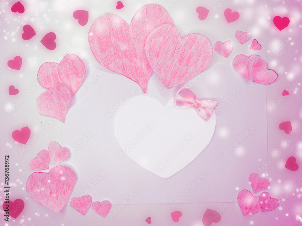 greeting card valentine's day love holiday concept background