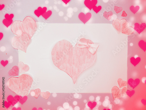 greeting card valentine's day love holiday concept background