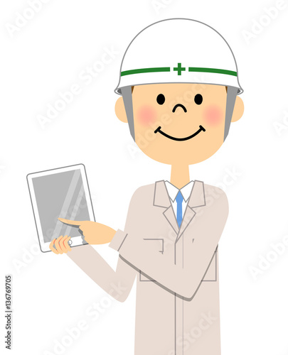 現場監督 タブレット