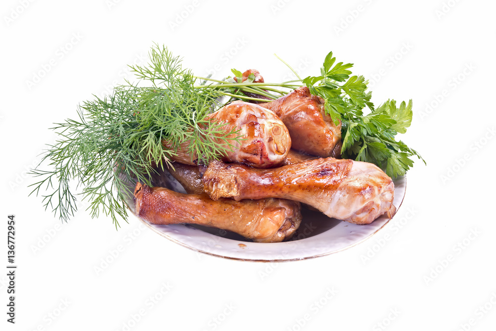Chargrilled chicken leg
