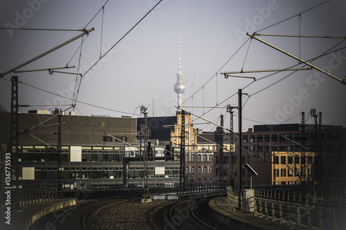 Bahnstrecke in Berlin