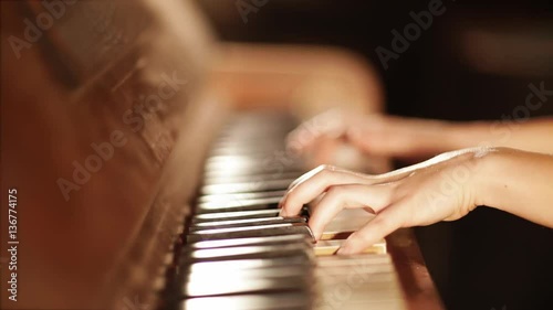 playing piano