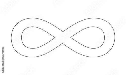 Pictogram - Infinity symbol, Forever, Abyss, Endlessness, Everlastingness - Object, Icon, Symbol