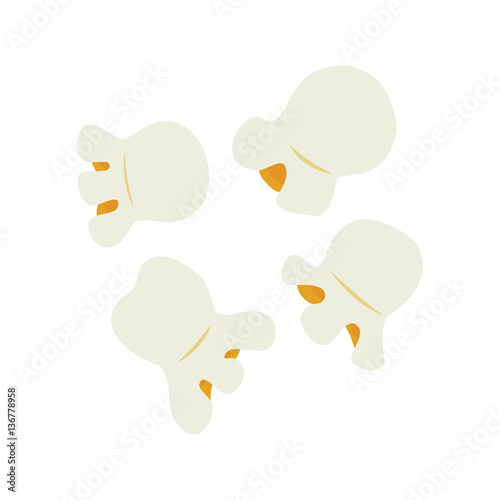 set of popcorn elements