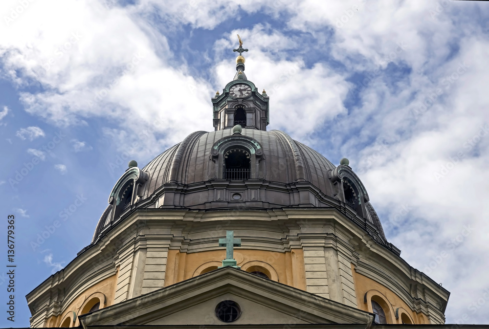 Hedvig Eleonora church in Stockholm. Sweden