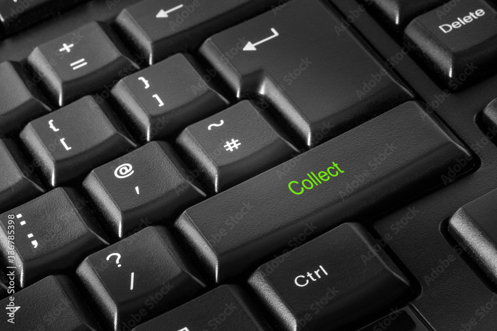 Computer Keyboard with Collect Key Computer Keyboard with Collect Key