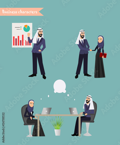 Arab Business People Meeting