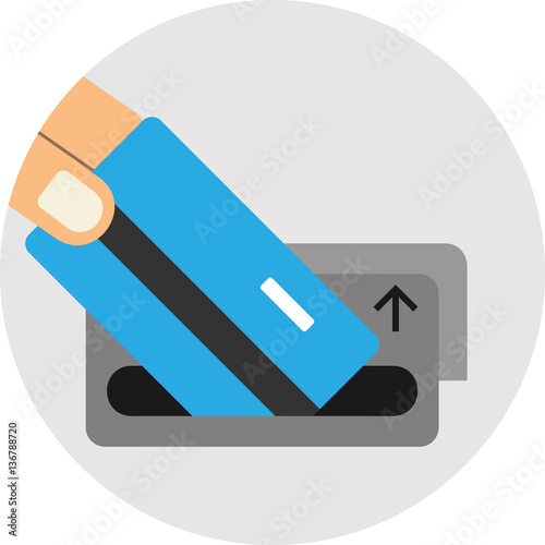 ATM cash .Vector icon