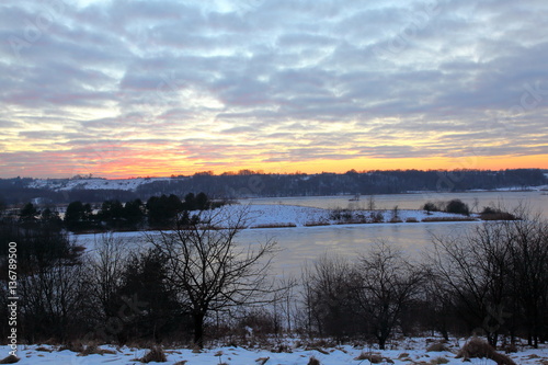 Sunset at the lake