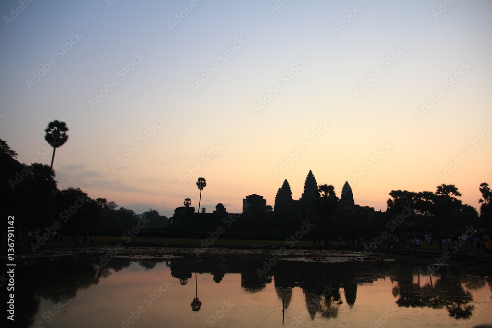 Obraz premium Angkor Wat at Sunrise, Cambodia