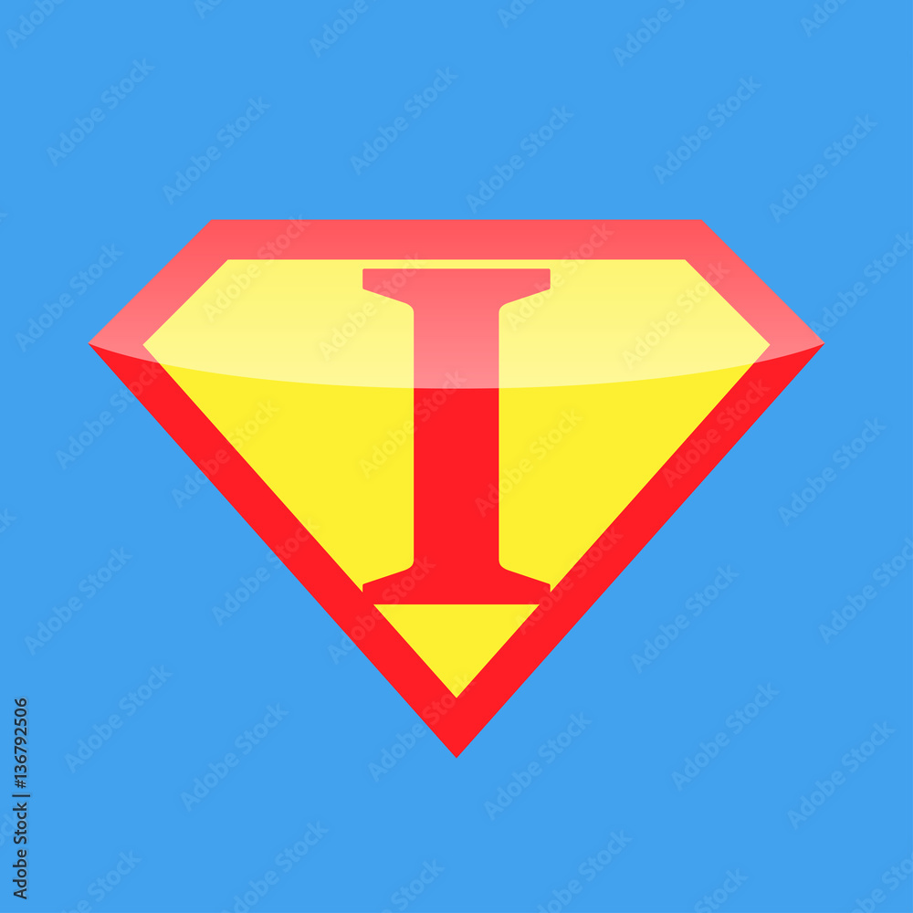Logo Super Hero Stock Vector | Adobe Stock