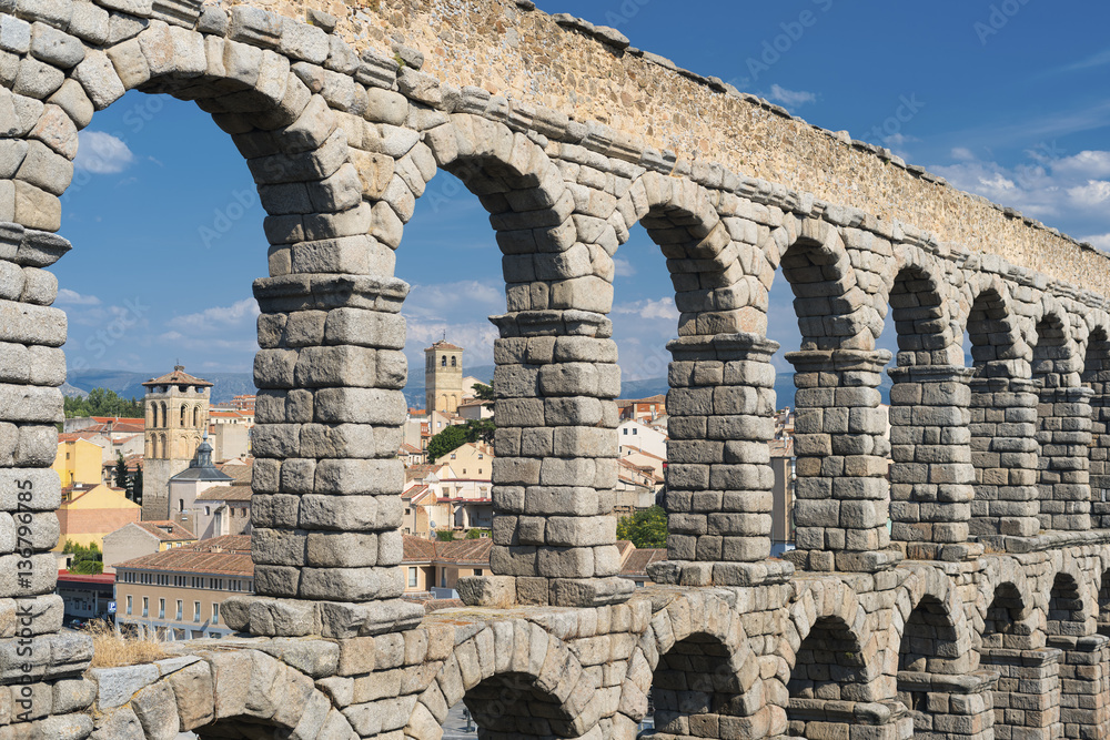 Segovia (Spain): Roman aqueduct