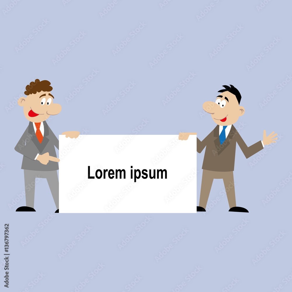 people carry an advertising banner vector illustration people carry an advertising banner vector illustration