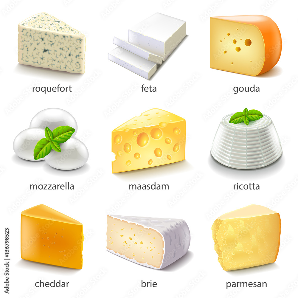 Cheese Icon Hand Drawn. Round Cheese Wheel Sign. Sliced Food with Typographic St