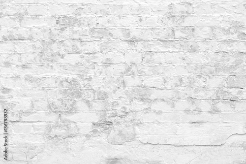 white brick wall texture background abstract